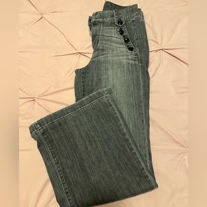 High wide leg jeans